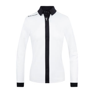 EUROPEAN TOUR | Long Sleeve Fashionable Womens T-shirt with Turn-down Collar and Quick-dry Elasticity