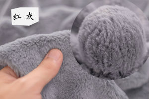 Imitate Rex Rabbit Fur Cloth Ultra-Fine-Meshed Thickening Handmade DIY Imitation Silk Stuffed Cotton Doll Pillow Doll Background Fabric
