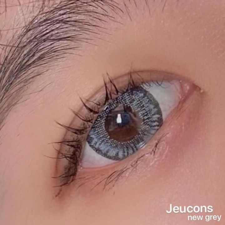 Jeucons New Grey 0 800power Candy Barbie Big eyes Soft lens with power Ready stocks Lazada