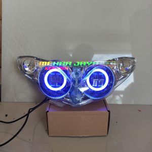 LAMPU TEMBAK JUPITER Z BURUNG HANTU ATAU BURHAN LAMPU TEMBAJ JUPITER BURUNG HANTU senja biru bulat