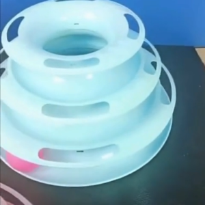 Cat Tower Ball Spinning Balls Toy 3 Layers Teaser