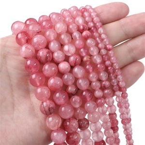 4/6/8/10mm Natural Stone Beads Persia Jade Synthetic Round Loose Spacer Beads For Necklace Bracelet DIY Jewelry Making 15"(38cm)