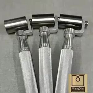 ามจับสเตนเลสสตีลลูกกลิ้งกดวอลเปเปอร์ลูกกลิ้งดันเครื่องมือแบริ่งHome Decor