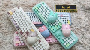 Bàn phím giả cơ và chuột không dây MOFII SWEET ZERO - Dùng cho PC Laptop Tivi Máy tính bảng Điện thoại ...