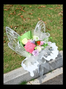 20pcs Butterfly Wings Shape Flower Wrapping Paper/Bouquet Wrapper Wedding Birthday Party DIY Gift Decoration