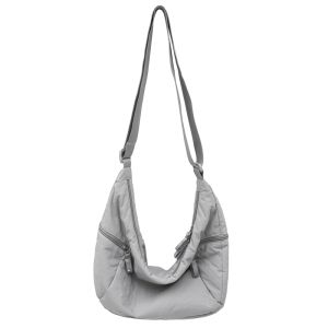 กระเป๋าสะพายข้างทรงหอยแมลงภู่แบบลำลองสำหรับออกกำลังกายและโยคะ 2024 กระเป๋าสะพายข้างทรงกลมแบนแบบลำลองสำหรับผู้หญิง