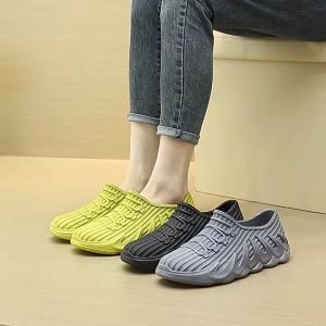 Waterproof Shoes for Men and Women Couples: Seasonal Shallow Mouth Rainshoes Low Top Fashion Anti slip Durable Work Rubber Shoes