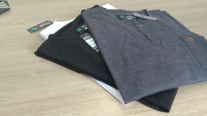 Kaos Kurta Pria Muslim Premium Bahan Cotton 24s Tangan 3/4