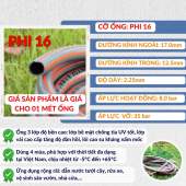 Ống dẫn nước 3 lớp cao cấp phi 16 - 20 - 25 ống nước chống gập chống xoắn siêu bền ống nước dẻo ống nước mềm ống dẫn nước sân vườn dùng để tưới cây rửa xe vệ sinh nhà cửa