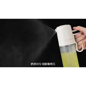 Minimalist Kitchen Glass Bottle Oil Sprayer Pressurized Atomizing Olive Oil Spray Bottle