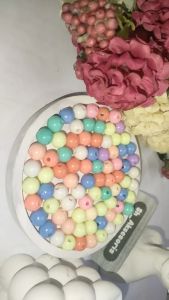 ( 30 pcs ) Bahan Manik Manik Bulat Besar