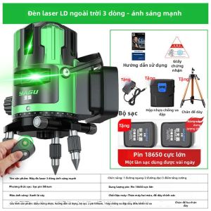 CHUANGYI | Máy Đo Cân Bằng Tia Laser Xanh Chính Xác 5 Đường