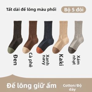 Vớ Nam Bông Sọc Ấm Áp