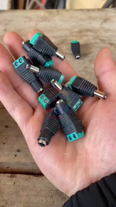 Jack cắm âm dương 5.5x2.1mm nối nhanh đầu nối DC đực cái kết nối bằng lỗ vít chắc chắn cho đồ gia dụng điện tử motor