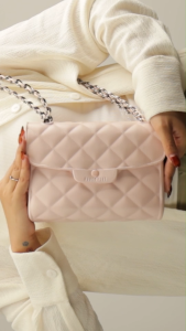 Marco Pony รุ่น BP1010 สายโซ่แฟชั่น กระเป๋าสะพายผู้หญิง หนังนุ่ม น้ำหนักเบา สไตล์เกาหลี