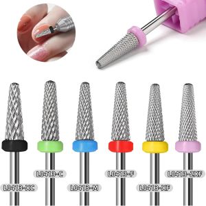 1Pcs Professional Tungsten Carbide Nail Drill Bit Set 3/32 Top Cone Shape for Efficient Manicure Pedicure Cut Gel Nail Removal