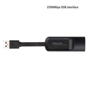 2500Mbps Ethernet Adapter 2.5 Gigabit USB Type C to RJ45 Lan Wired Ethernet Gigabit Adapter Network Card for MacBook iPad Pro