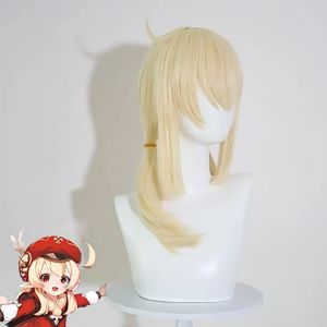Genshin Impact Venti/KeqingKlee/Hutao/Ayaka Wig Heat Resistant Synthetic Hair Cosplay Wig+Wig net props