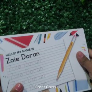 Personalize Tracing Pad 5 in One 50 pages and 100 pages