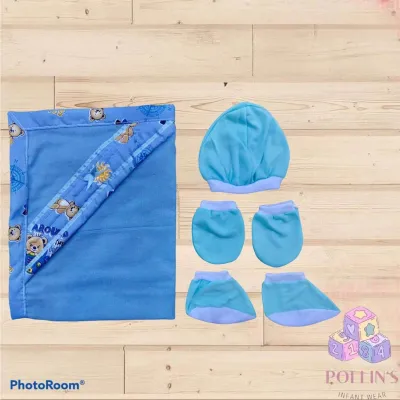 Pranella hood with 3in1 (set pack) (bundle deals)for Newbornbaby High Quality sold per piece available for boys and girls designs and colors good quality products