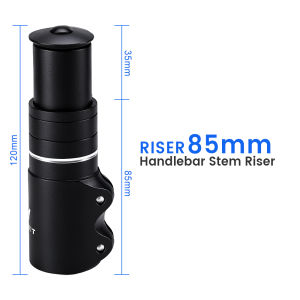 Bike Stem Fork Extender Handlebar Height Extension Riser 120/155/185/220mm For Road Bicycle MTB Handlebar Raise Adapter