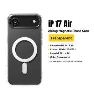 Essager trong suốt magne-tic vỏ điện thoại chống vàng chống sốc chống xước cứng PC trường hợp bảo vệ chống Vỏ bảo vệ cho iPhone 17 Air Pro Pro Max