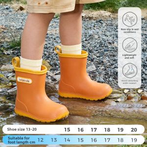 Child Waterproof Non-slip Lightweight Wear-resistant Rubber Boots