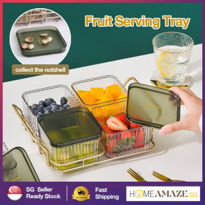 Sorted Dry Fruit Tray Snack Serving Tray Snack Containers Divided Fruit Plate Fruit Tray Candy Tray