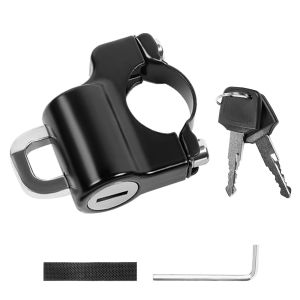 Anti-Theft Motorcycle Helmet Lock Set with 2 Keys And Installation Tool - Bicycle Security Lock for Headgear Protection