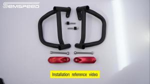 กรอบกันชนเครื่องยนต์มอเตอร์ไซค์สำหรับมอเตอร์ QJ SRK600 SRK 600 Nake บาร์กันชนป้องกันตก