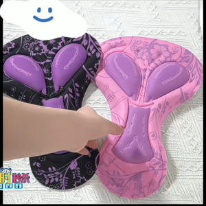 Men Cycling Gel Pad 9D Shockproof Pink Cushioned Pad Women Breathable Hole Riding Base Cushion 3D 5D 12D Moto Silicone Gel Pad
