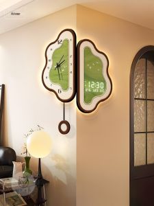 HAOJIUBUJIAN | Corner Creative Dual-Side Electronic Clock