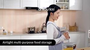 Ankou Multi Purpose Air Tight Food Storage | Baby Snacks Container - Square | Baby Food Container