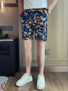 Quần Short Nam Mùa Hè Thường Ngày Cạp Vừa Thời Trang Phong Cách Hàn Quốc Quần Dài Năm Điểm Ống Đứng Ôm Vừa Vặn