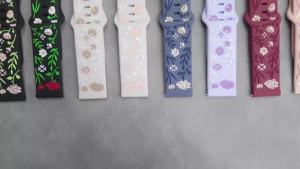 Engraved Rose Watchbands+Case For Redmi Watch 5Active Strap smart wristband Girl Woman Silicone bracelet For Redmi Watch 5Lite