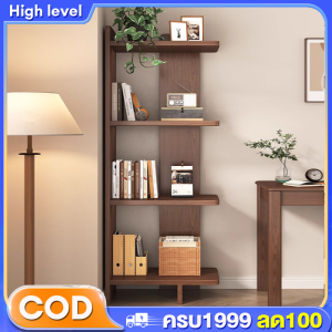 สินค้าใหม่! นวางหนังสือ 5ชั้น ชั้นวางหนังสือมินิมอล ชั้นเก็บของเก็บหนังสือ ชั้นวางหนังสือรูปทรงต้น ชั้นวางของในที่แคบ ชั้น วางของ ชั้นวางรองแท้า