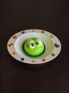 SoftServe Bamboo Fiber Breakfast Bowl for Kids Butterfly And Snail Pattern Cute Design China Made No Glaze Daily Use Bowl