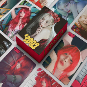 55 Cards Yuqi Song Yuqi Mini Truck Gidle Yuqi (G)I-Dle Self-Printed Double-Sided Postcard Ins Style Card