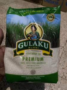 Gulaku hijau /kuning 1 kg gula premium putih kristal