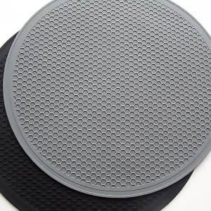 30cm Large Silicone Mat Coaster Heat Resistant Placemat Honeycomb Nonslip Pot Holder Table Mat Round Cup Mat Kitchen Accessories