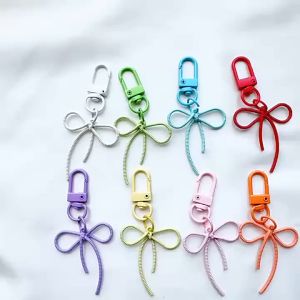 Khoá cài phối nơ đơn giản nhiều màu sắc gắn móc khoá balo thú bông handmade | Xiaoxingyarn