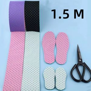 1.5M Cuttable Latex Insoles Adult Kids Soft Comfortable Sport Breathable Shock Absorption Shoe Inserts Universal Sole Insoles