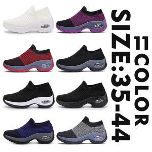 ORNGMALL Giày Thể Thao Nữ Tăng 5CM Đệm Không Khí Đế Cao Thoáng Mát Thiết Kế Thời Trang Tiện Dụng Cho Sinh Hoạt Hàng Ngày Kích Thước 35-44