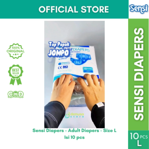 Sensi Adult Diapers Tape Popok Dewasa S/M/L/XL | Nyaman Daya Serap Tinggi Anti Bocor 8–12pcs