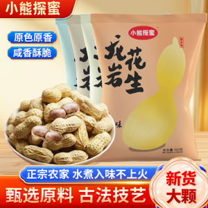 Longyan Peanut Garlic Flavor Spiced Multi-Flavor White Sun Boiled Peanut Meat with Shell Roasted Nuts Satisfy the Appetite Snacks Wholesale in Bulk