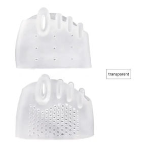 Five-hole Honeycomb Metatarsal Pads Toe Separator Toe Spacers Breathable Soft Silicone Gel Foot Pad Forefoot Pads Feet Blisters