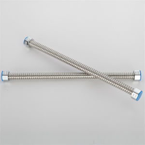 304 Stainless Steel Wavy Tube Deformable Cold And Hot Explosion Proof Soft Pipe for Kitchen Sink And Water Heater 4 Parts Inlet Tube
