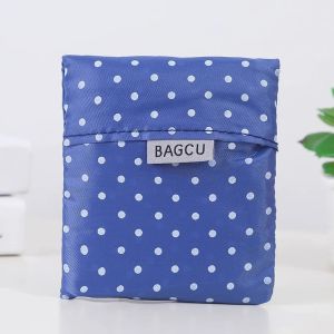 Reusable Foldable Supermarket Shop Large Folding Shopping Bag Easy to Carry Eco-friendly Big Capacity Eco Storage Handbag