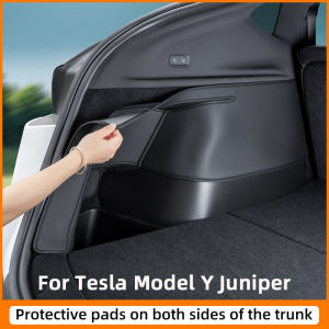 For Tesla Model Y Juniper 2026 Rear Trunk Side Anti-Kick Pad Full Coverage Protection Kit Car Anti-dirty Pad Accessorie