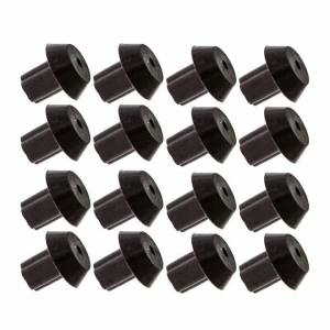 Hot 16 PCS Gas Range Burner Grate Foot Compatible Stove Gas Stove Burner Foot Rubber Feet for Gas Stove Replacement Parts